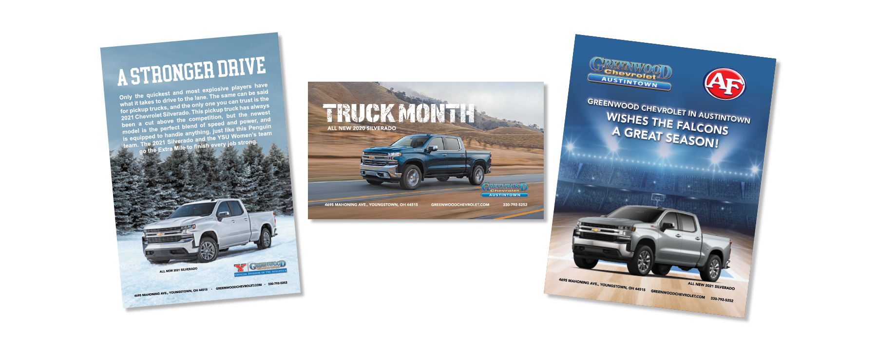 Greenwood Chevrolet Marketing collateral