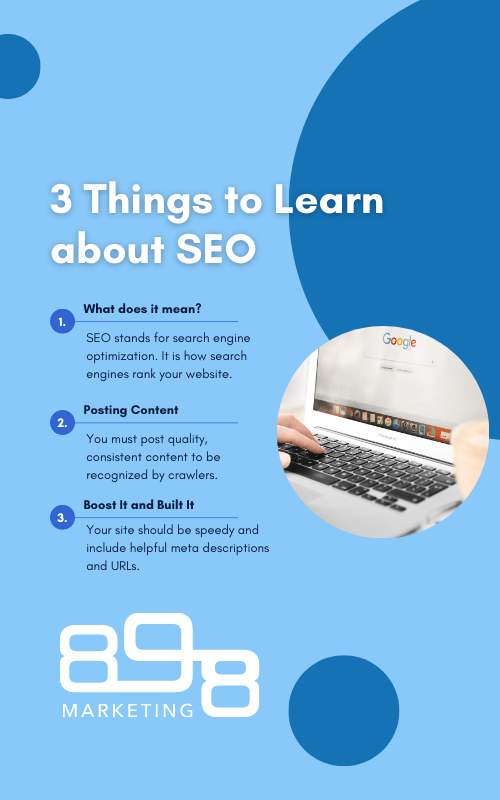 SEO graphic, Google search