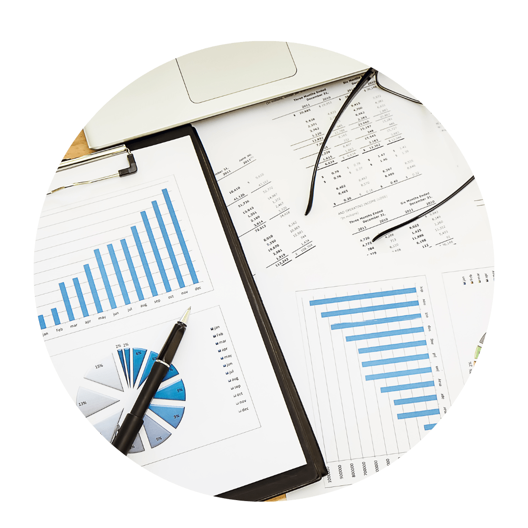 marketing, papers, graphs