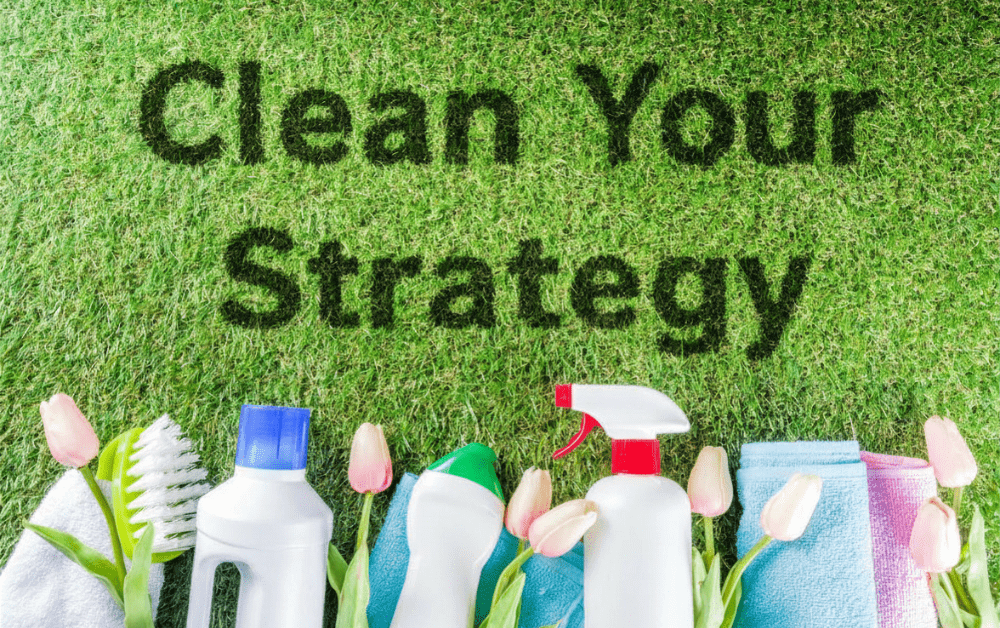 marketing strategy and spring cleaning