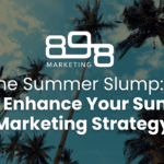 summer marketing strategy blog header with palm trees